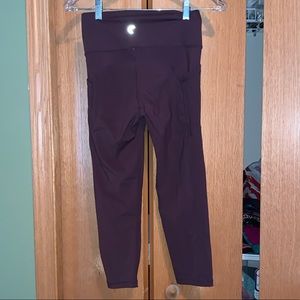 Brilliant Plum Capris